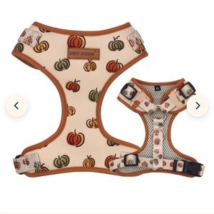 SNIFF BARK adjustable pumpkin harness XS